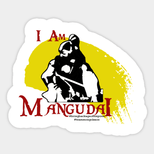 I AM MANGUDAI - #bringbackaoe campaign! Sticker